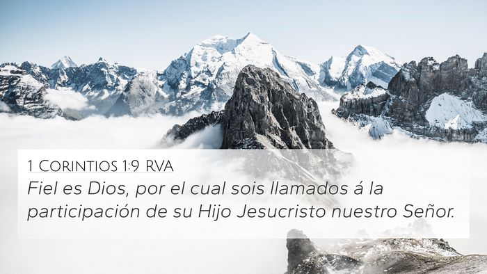 1 Corintios 1:9 RVA Bible Verse Image