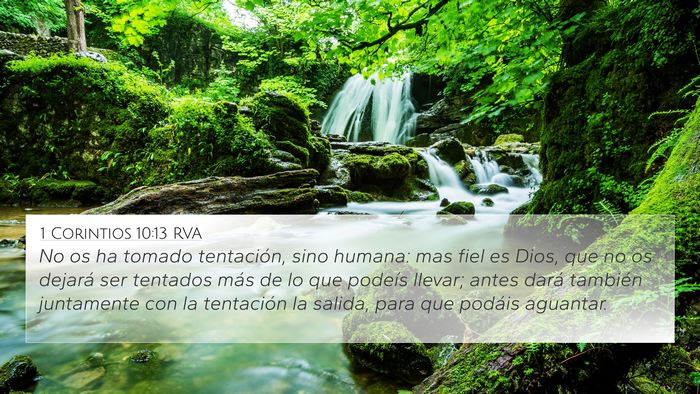 1 Corintios 10:13 RVA Bible Verse Image