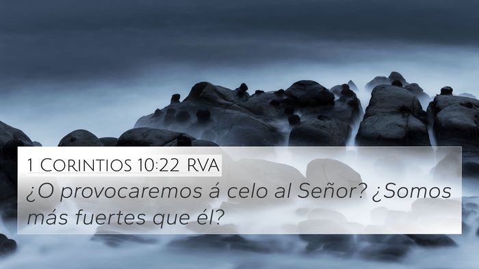 1 Corintios 10:22 RVA Bible Verse Image
