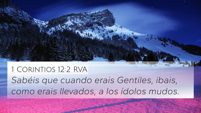 1 Corintios 12:2 RVA Bible Verse Image