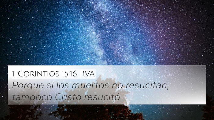1 Corintios 15:16 RVA Bible Verse Image