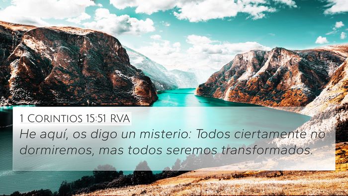 1 Corintios 15:51 RVA Bible Verse Image
