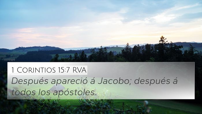 1 Corintios 15:7 RVA Bible Verse Image