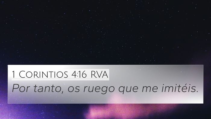 1 Corintios 4:16 RVA Bible Verse Image