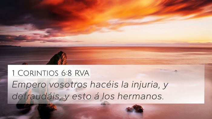 1 Corintios 6:8 RVA Bible Verse Image