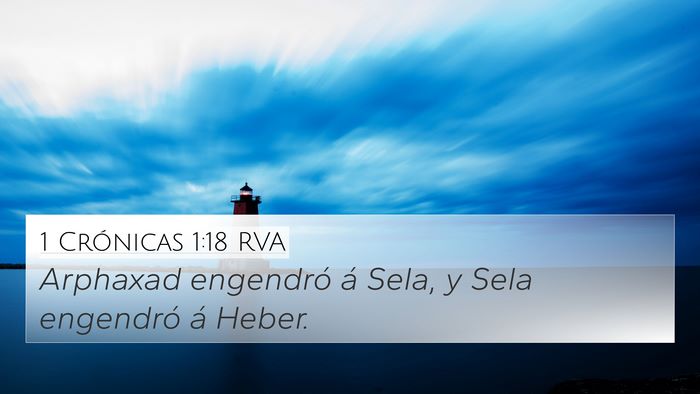1 Crónicas 1:18 RVA 4K Wallpaper - Arphaxad engendró á Sela, y Sela engendró á - 4K Wallpaper Bible Verse