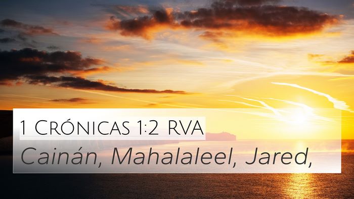 1 Crónicas 1:2 RVA Bible Verse Image
