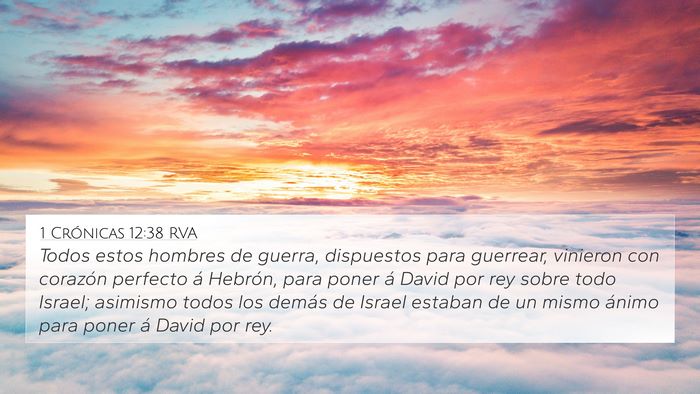 1 Crónicas 12:38 RVA Bible Verse Image