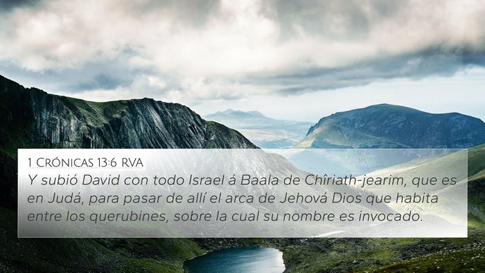 1 Crónicas 13:6 RVA Bible Verse Image