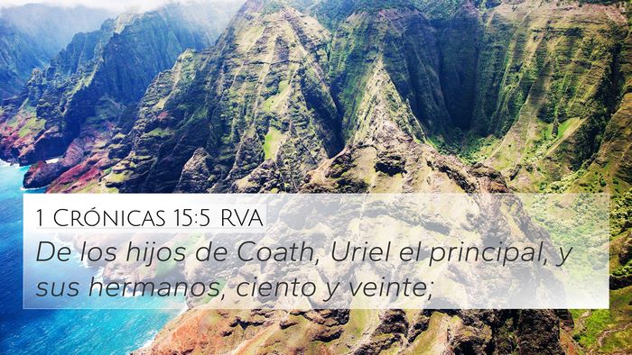 1 Crónicas 15:5 RVA Bible Verse Image