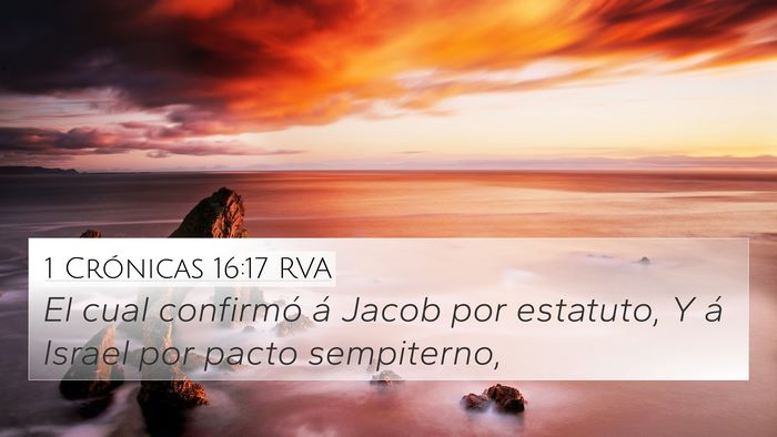 1 Crónicas 16:17 RVA Bible Verse Image