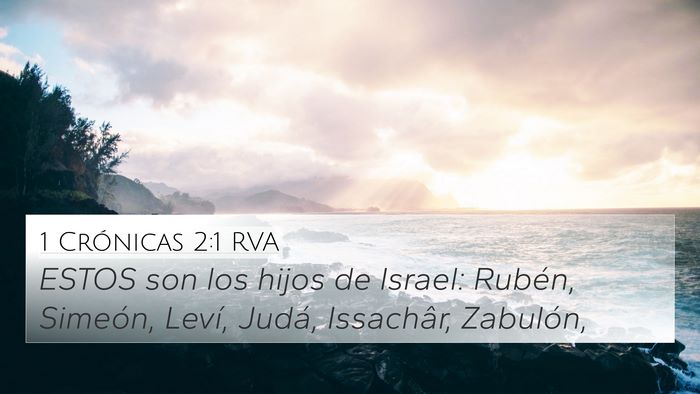 1 Crónicas 2:1 RVA Bible Verse Image