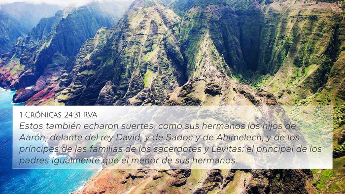 1 Crónicas 24:31 RVA Bible Verse Image
