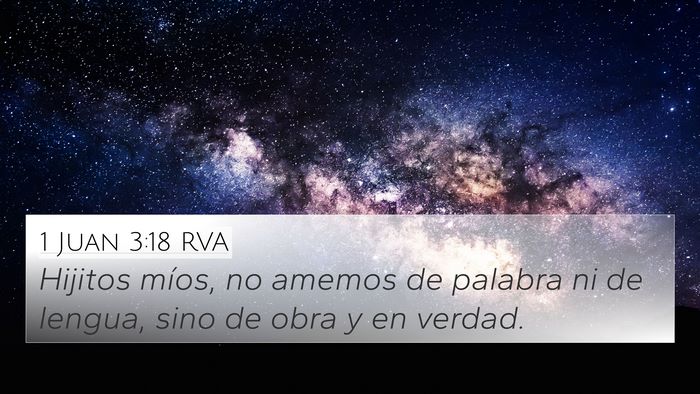 1 Juan 3:18 RVA Bible Verse Image