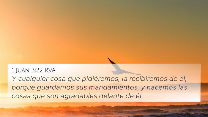 1 Juan 3:22 RVA Bible Verse Image