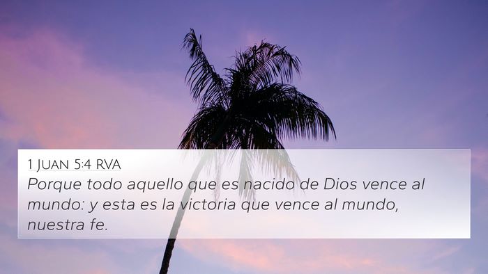 1 Juan 5:4 RVA Bible Verse Image