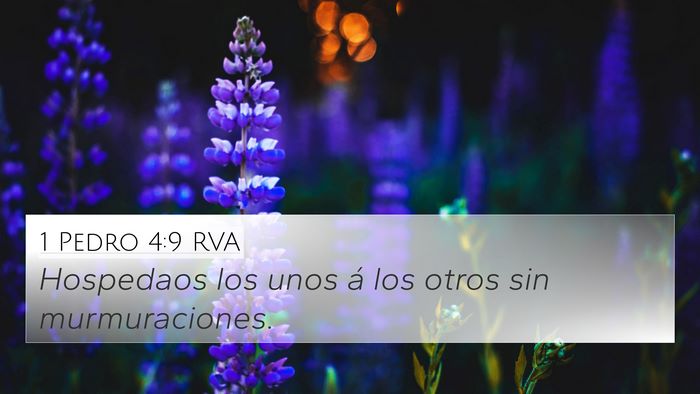 1 Pedro 4:9 RVA 4K Wallpaper - Hospedaos los unos á los otros sin - 4K Wallpaper Bible Verse