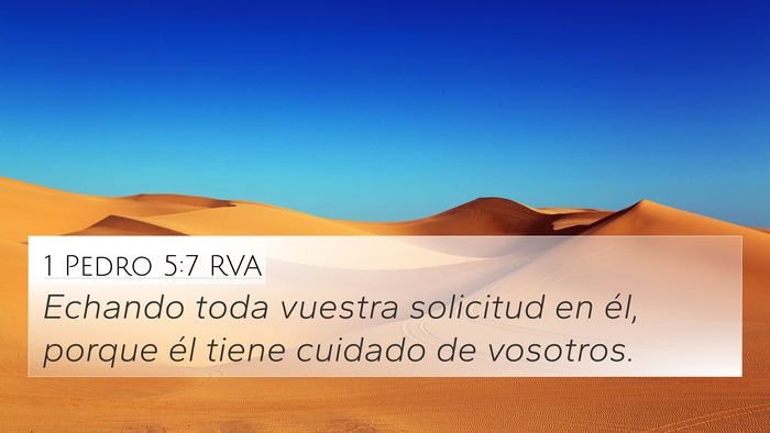 1 Pedro 5:7 RVA Bible Verse Image