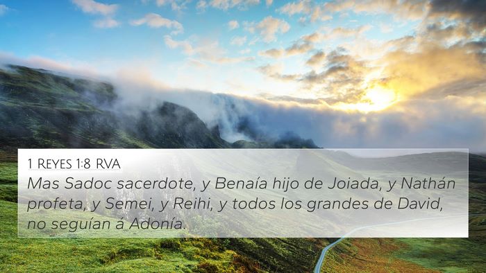 1 Reyes 1:8 RVA Bible Verse Image