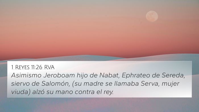 1 Reyes 11:26 RVA Bible Verse Image