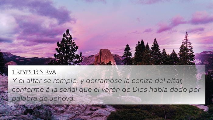 1 Reyes 13:5 RVA Bible Verse Image