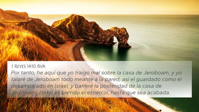1 Reyes 14:10 RVA Bible Verse Image