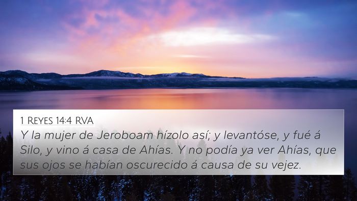 1 Reyes 14:4 RVA Bible Verse Image