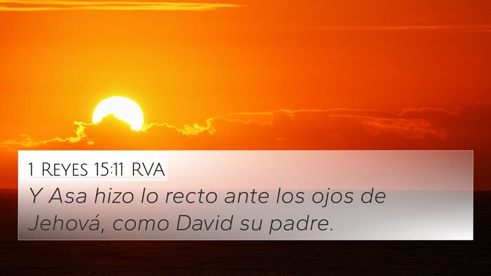 1 Reyes 15:11 RVA Bible Verse Image