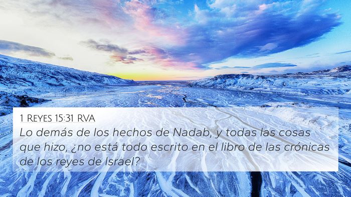 1 Reyes 15:31 RVA Bible Verse Image
