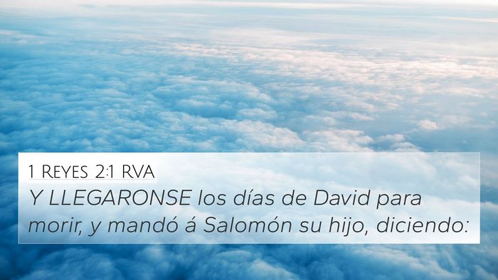 1 Reyes 2:1 RVA Bible Verse Image
