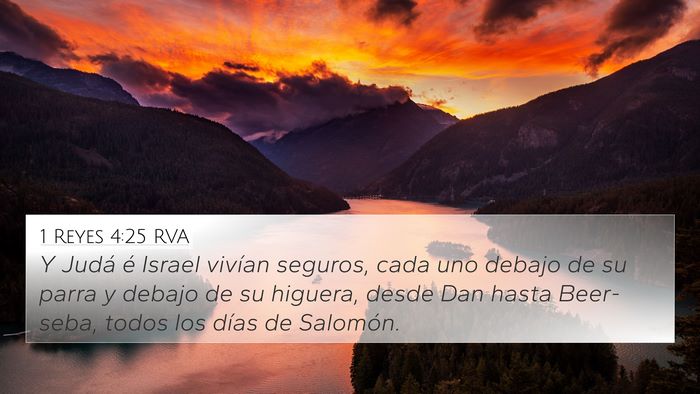 1 Reyes 4:25 RVA Bible Verse Image