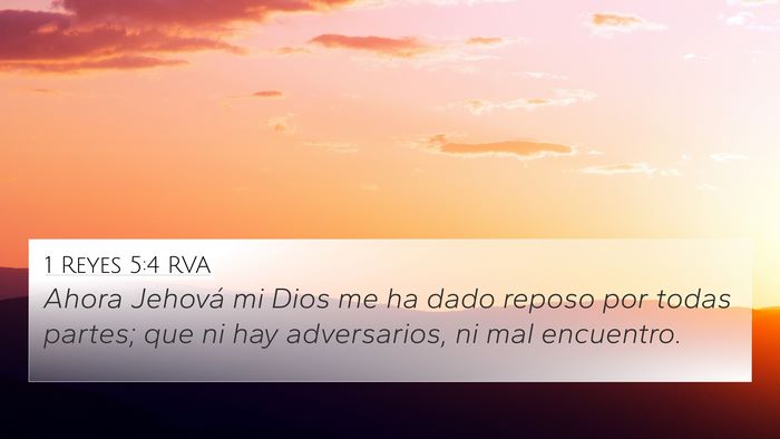 1 Reyes 5:4 RVA Bible Verse Image
