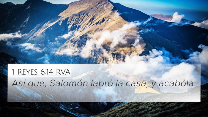 1 Reyes 6:14 RVA Bible Verse Image