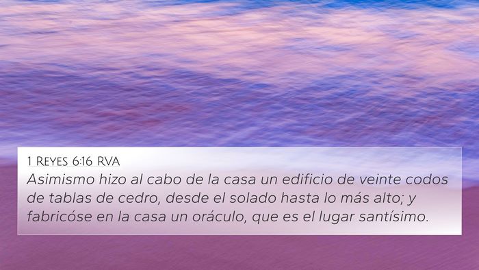 1 Reyes 6:16 RVA Bible Verse Image
