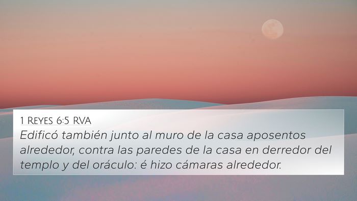 1 Reyes 6:5 RVA Bible Verse Image