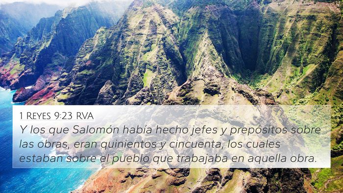 1 Reyes 9:23 RVA Bible Verse Image