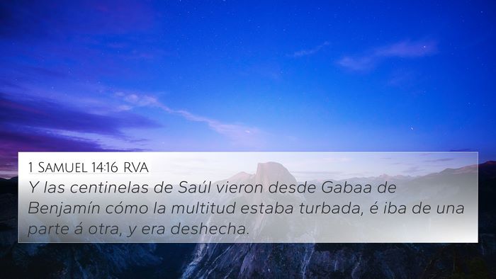 1 Samuel 14:16 RVA Bible Verse Image