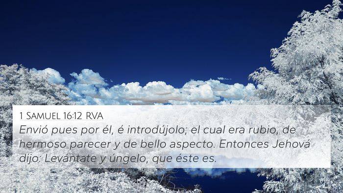 1 Samuel 16:12 RVA Bible Verse Image