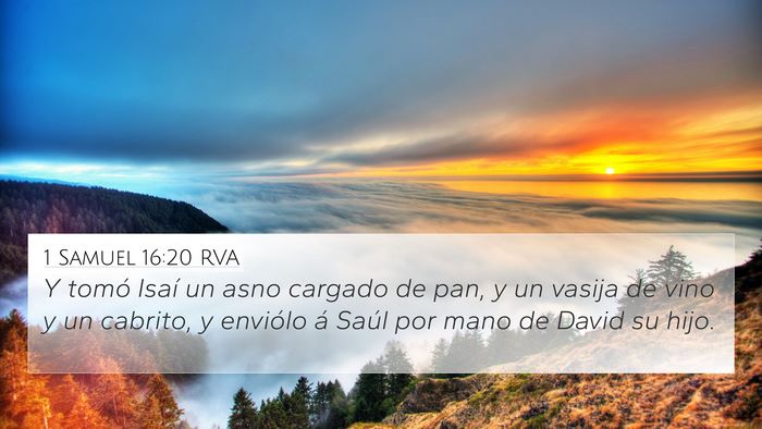 1 Samuel 16:20 RVA Bible Verse Image