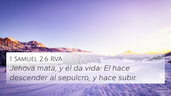 1 Samuel 2:6 RVA Bible Verse Image