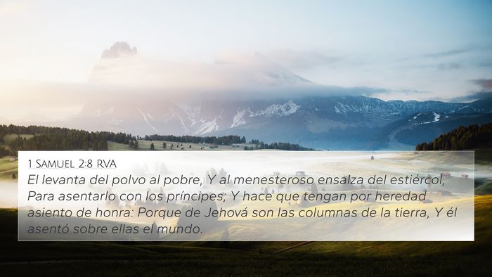1 Samuel 2:8 RVA Bible Verse Image