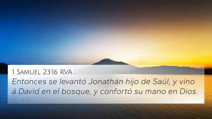 1 Samuel 23:16 RVA Bible Verse Image