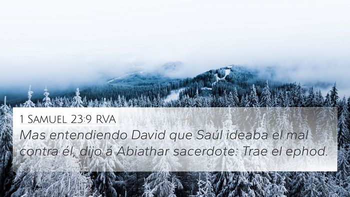 1 Samuel 23:9 RVA Bible Verse Image