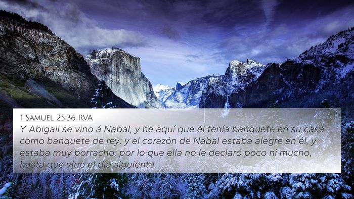 1 Samuel 25:36 RVA Bible Verse Image