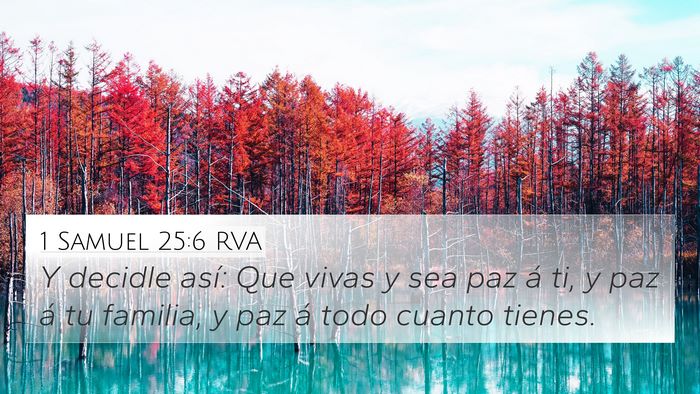 1 Samuel 25:6 RVA Bible Verse Image