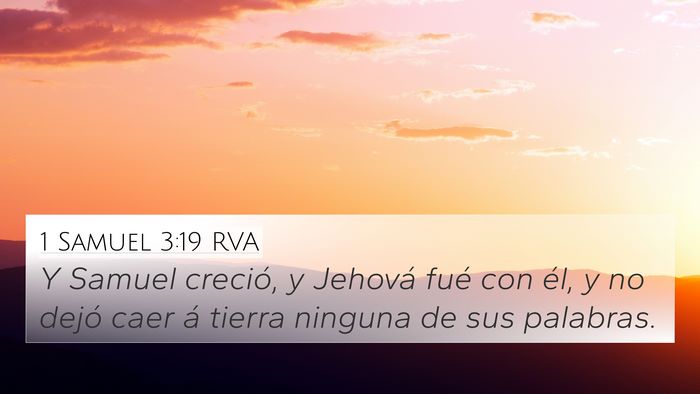 1 Samuel 3:19 RVA Bible Verse Image