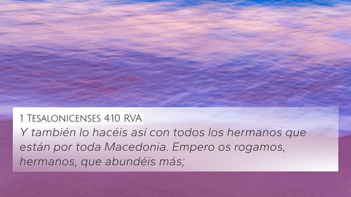 1 Tesalonicenses 4:10 RVA Bible Verse Image