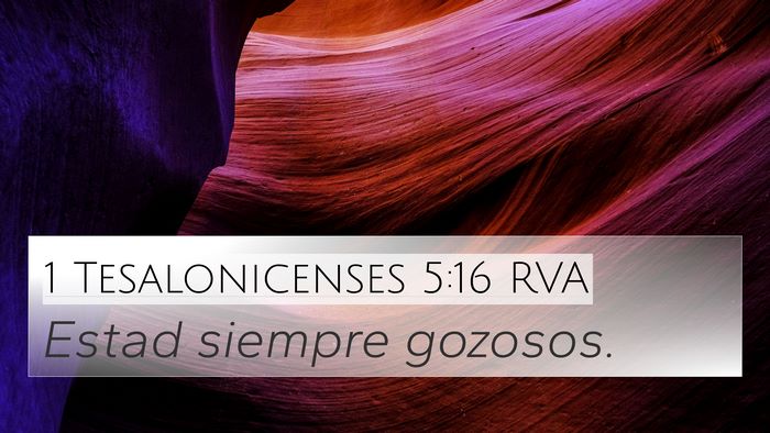 1 Tesalonicenses 5:16 RVA Bible Verse Image