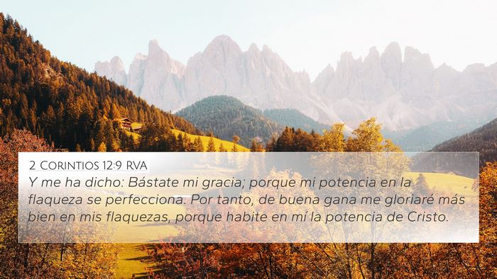 2 Corintios 12:9 RVA Bible Verse Image