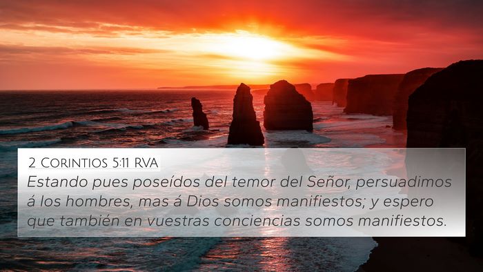 2 Corintios 5:11 RVA Bible Verse Image